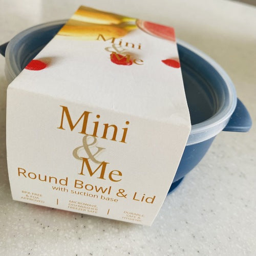 Mini & Me Bowl with lid  - Blueberry