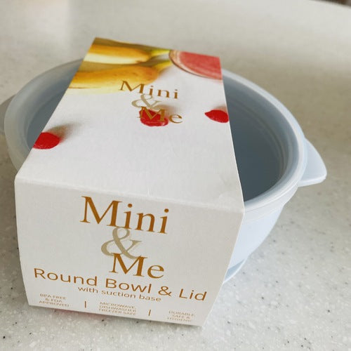 Mini & Me Bowl with lid  - Ice Blue