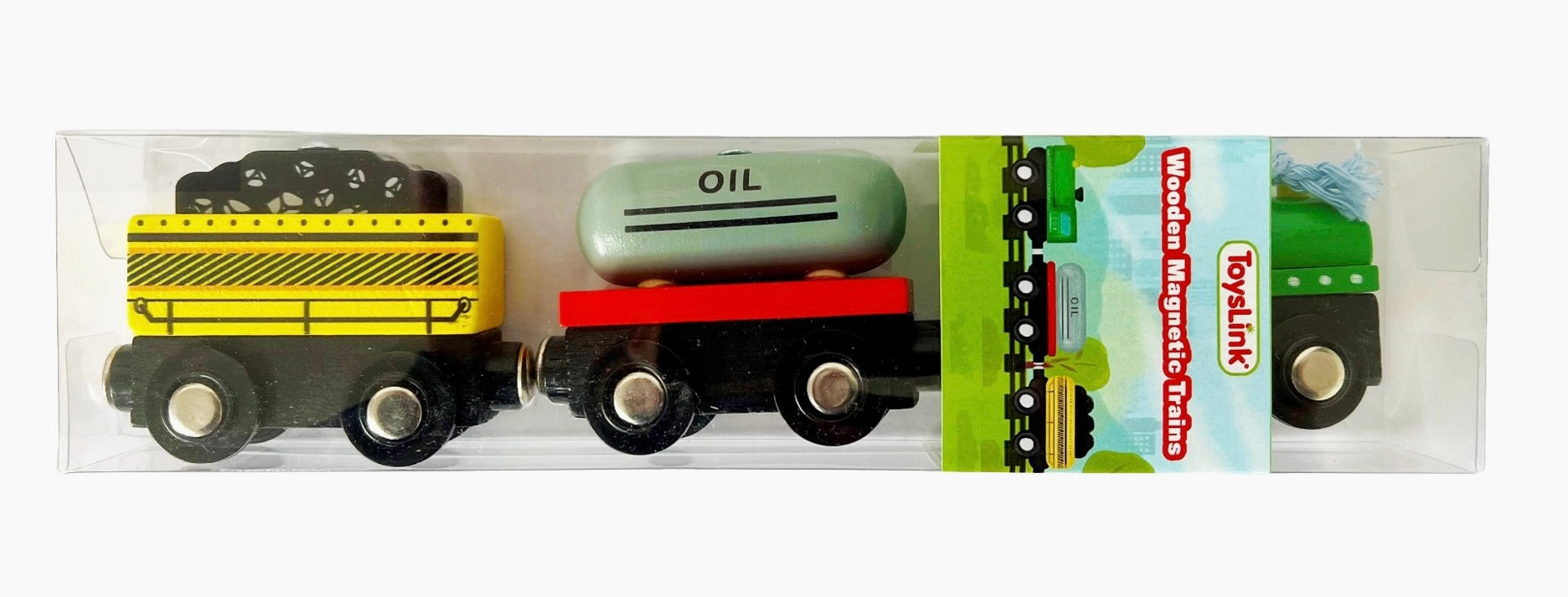 Wooden Magnetic Train Set