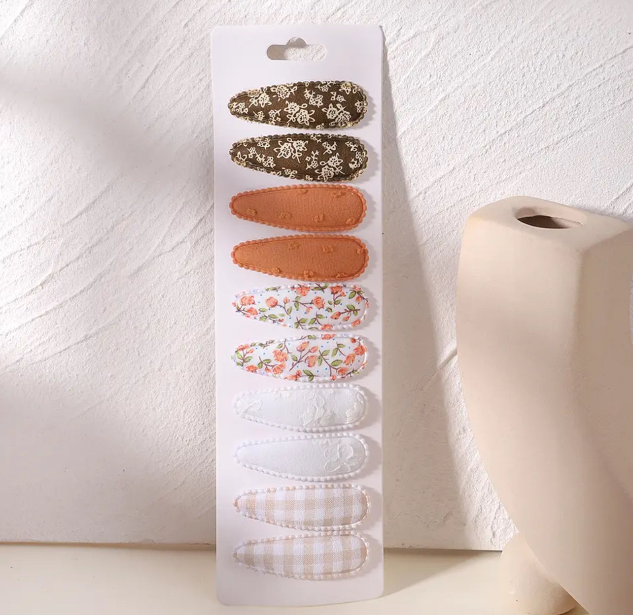 10 piece hair clip set - Evie