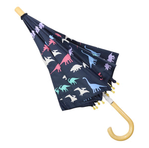 Korango Colour Change Umbrella -Navy Dinosaur