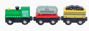 Wooden Magnetic Train Set