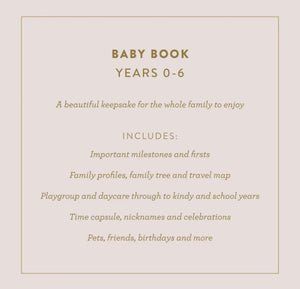 Fox and Fallow Baby Book - Broderie