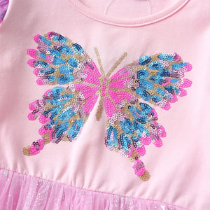 Vikita Butterfly sequined tutu dress size 2-3years