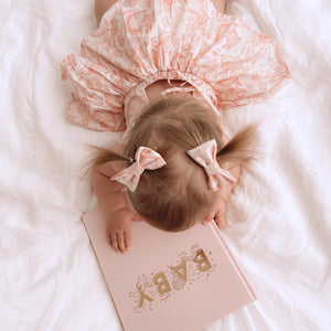 Fox and Fallow Baby Book - Rose