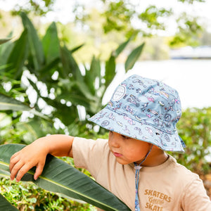 Little Renegade Company Reversible Bucket Hat - Future