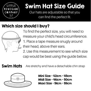 Little Renegade Company Swim Hat -Magic Garden