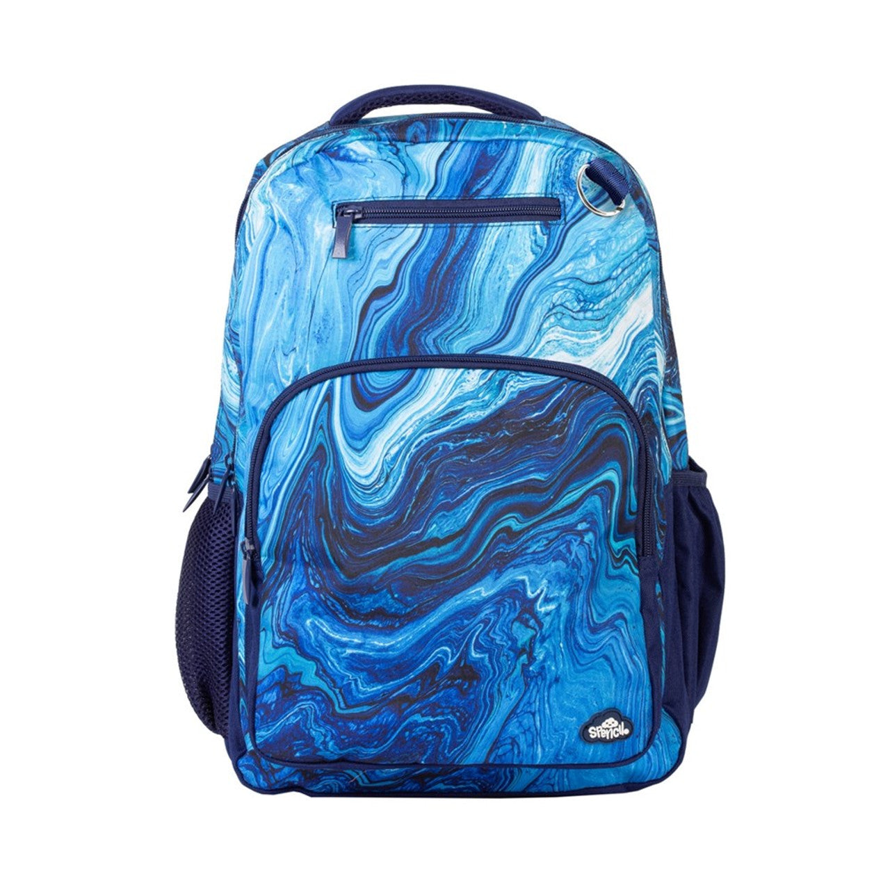 Spencil Big Kids Backpack -Ocean Marble