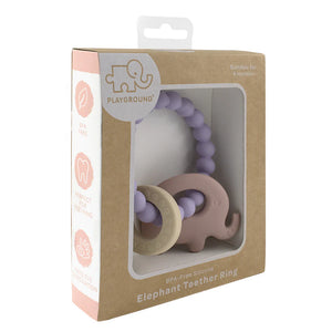 Elephant teether ring - Lilac