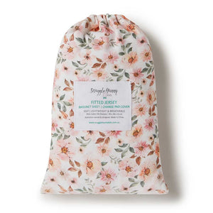 Snuggle Hunny Kids Bassinet Sheet/Change Pad - Spring Floral