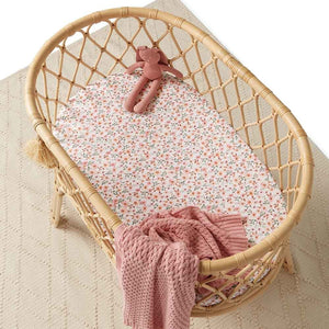 Snuggle Hunny Kids Bassinet Sheet/Change Pad - Spring Floral