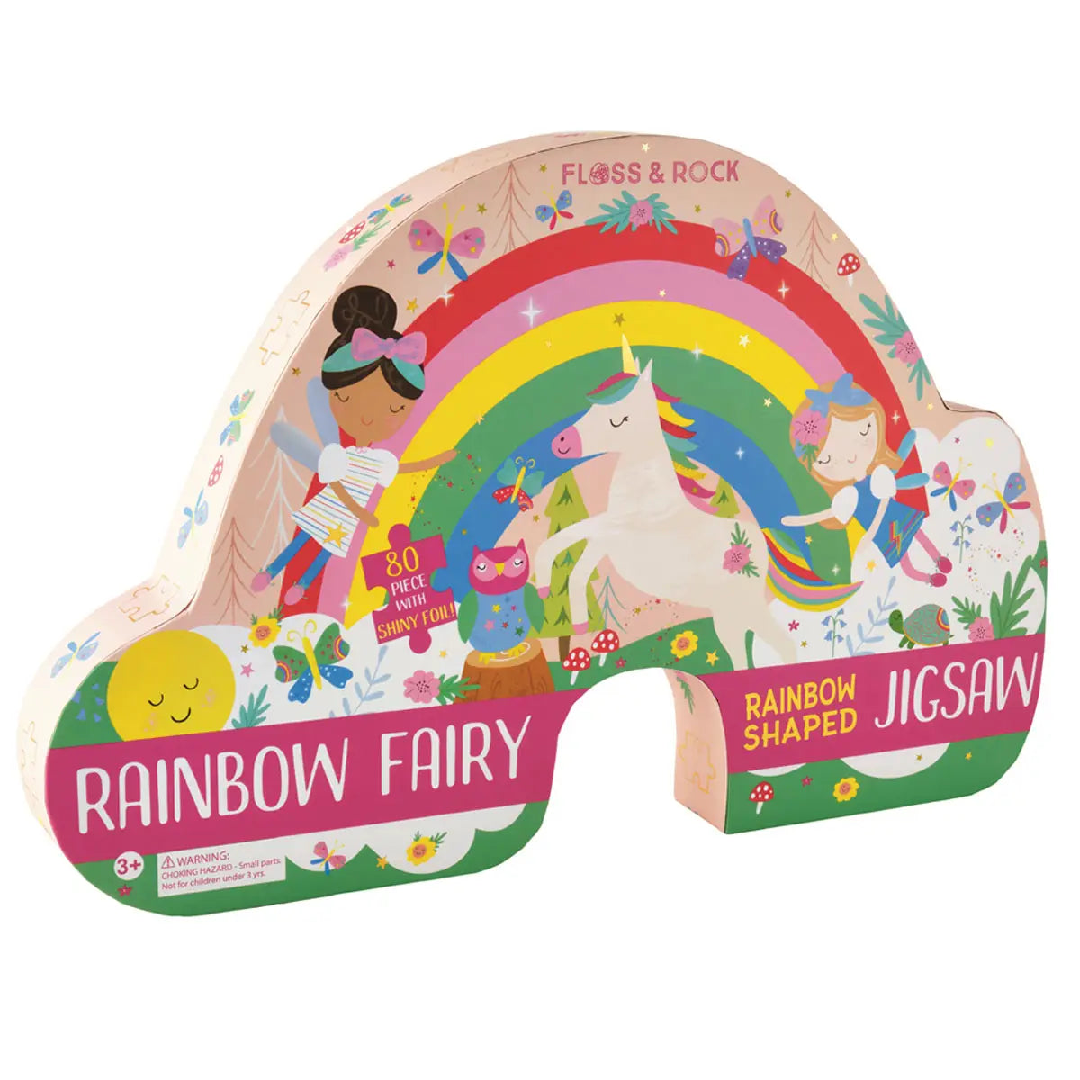 Floss & Rock Rock 80pc puzzle - Ranbow Fairy