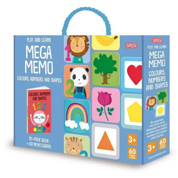 Colours, Numbers and Shapes Mega Memory Game