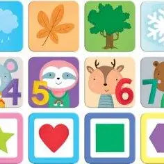 Colours, Numbers and Shapes Mega Memory Game