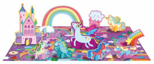 3D Puzzle and Book Set - Read & Learn with Unicorns 40 pcs