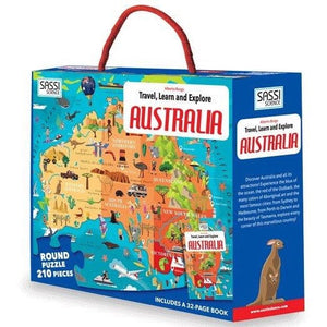 Travel, Learn and Explore Australia - Puzzle & Book Set