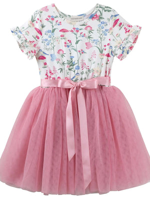 Designer Kidz Tutu Dress S/S - Summer Meadow