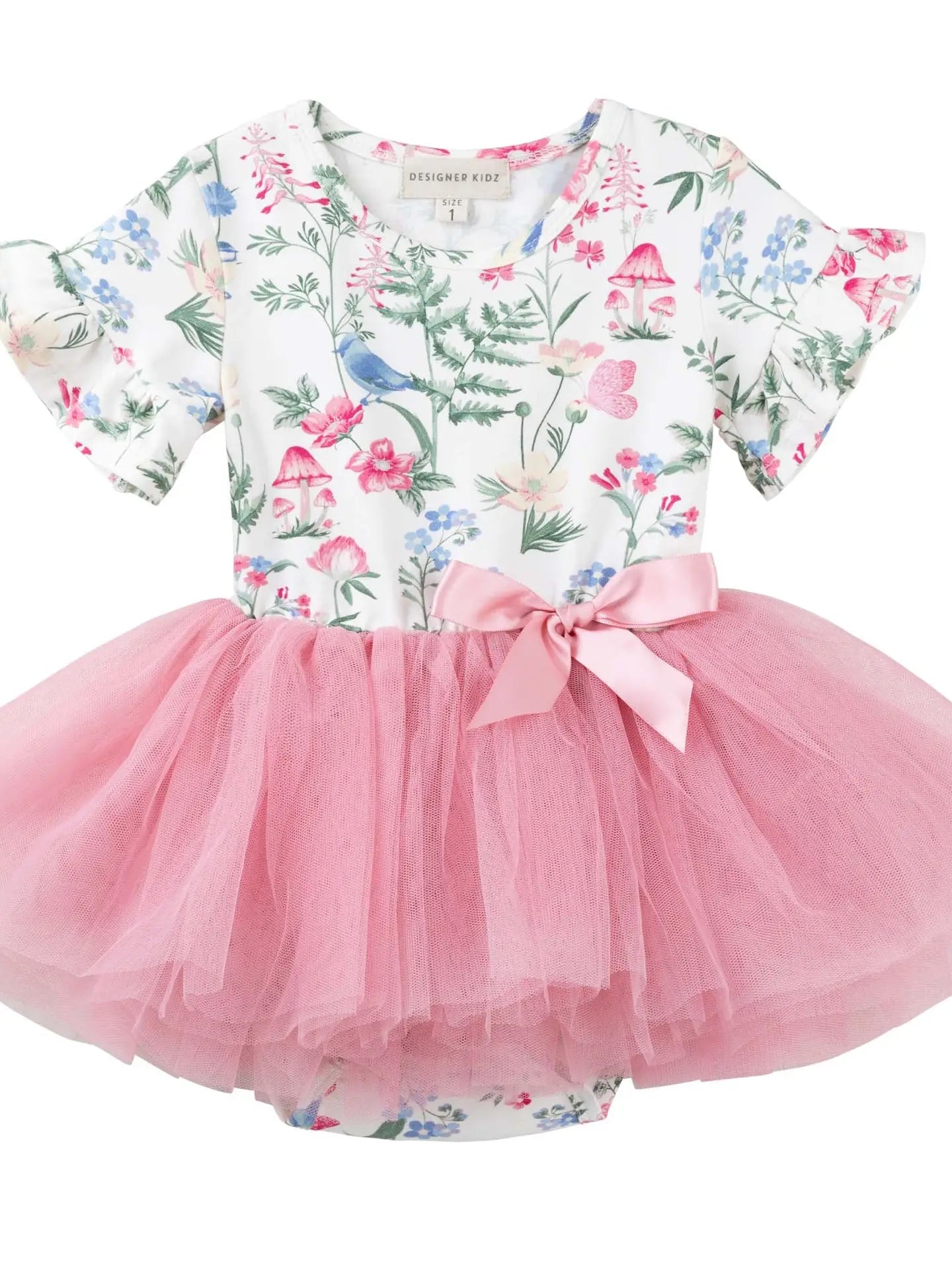 Designer Kidz Tutu Romper S/S - Summer Mead