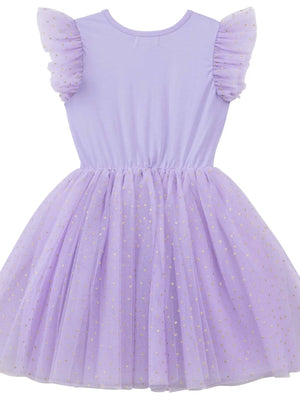 Designer Kidz Sequin Tutu Dress S/S - Unicorn Lavender