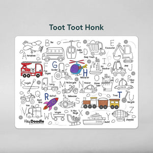 HeyDoodle A3 Mat - Toot Toot Honk