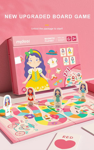 Sweet Girl Magnetic Playset