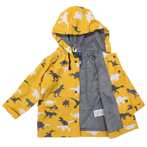 Korango Colour Change Raincoat - Dinosaur