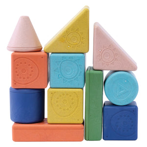 Rattle and stack blocks