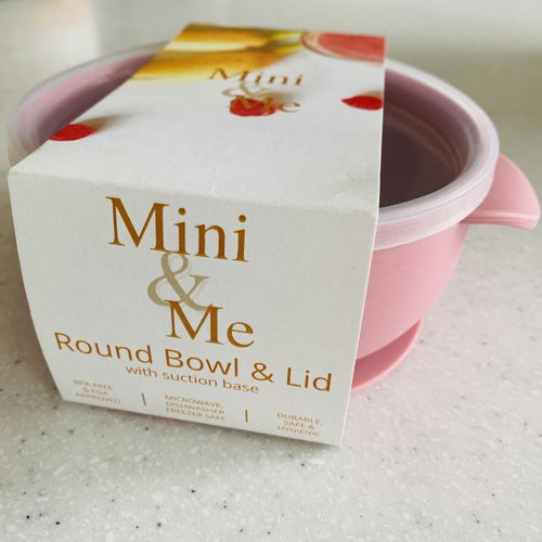 Mini & Me Bowl with lid  - Guava