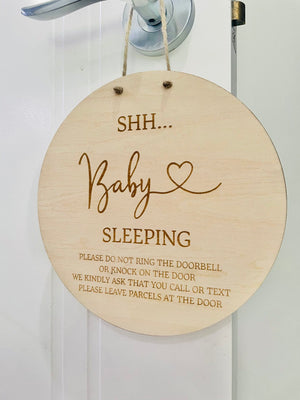 Timber Tinkers - Shh... Baby Sleeping Please Do Not Knock