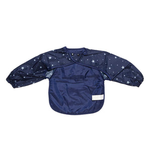 All4Ella Long Sleeve Bib - Star Blue