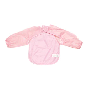 All4Ella Long Sleeve Bib - Star Pink