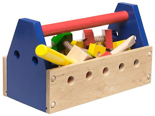 Wooden Toolbox Set