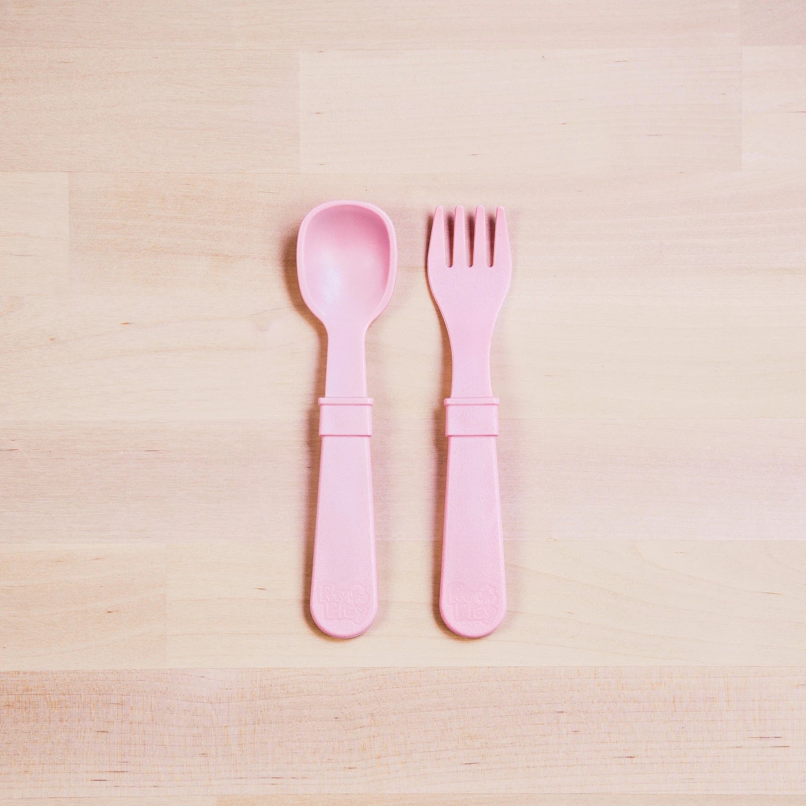 Re-Play Fork & Spoon Set - Ice Pink