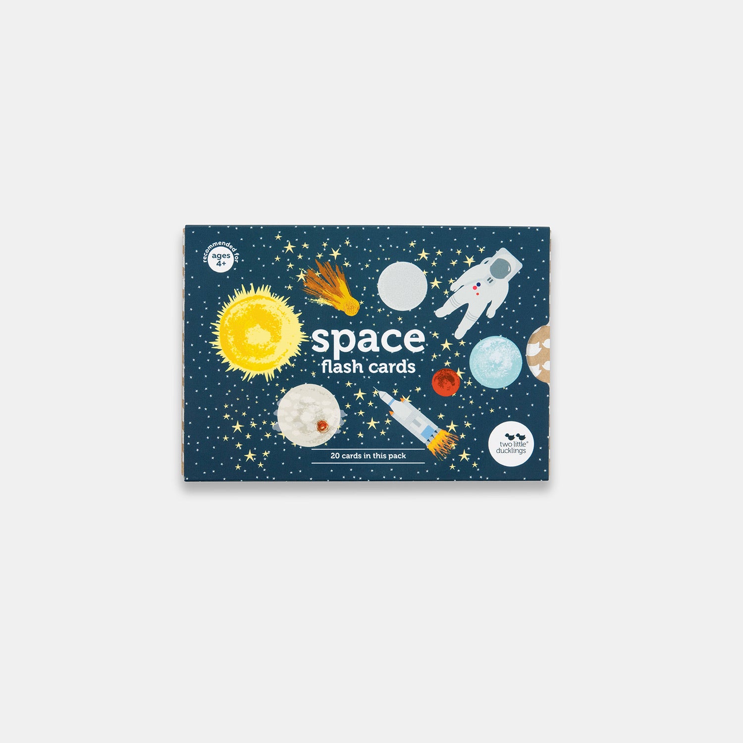 Two Little Ducklings Space Flash Cards