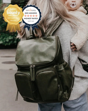 OiOi Backpack Nappy Bag - Olive