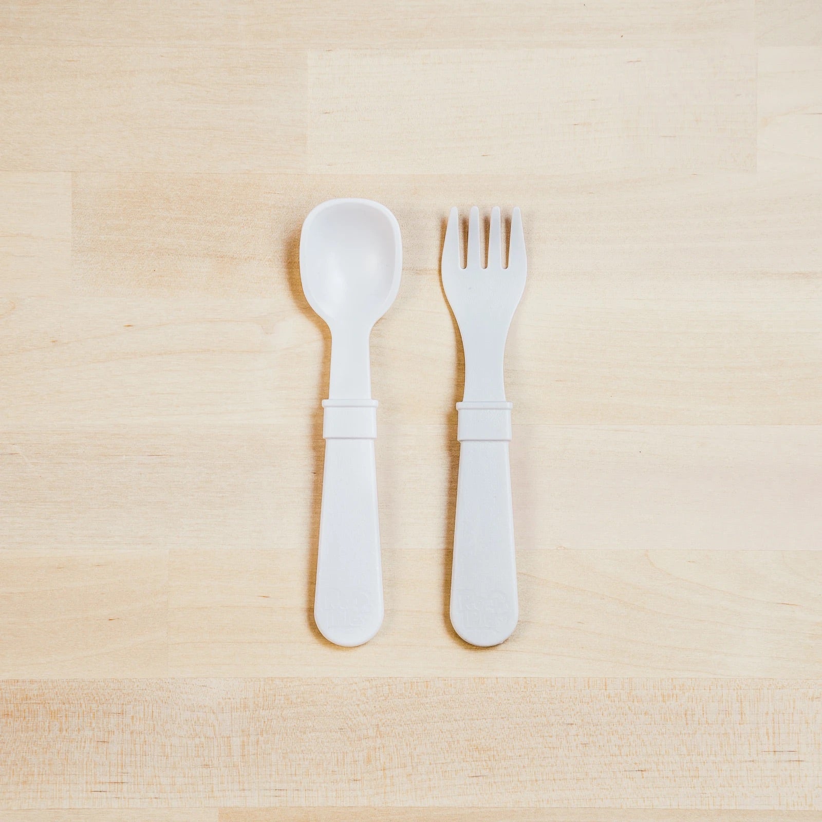 Re-Play Fork & Spoon Set - White