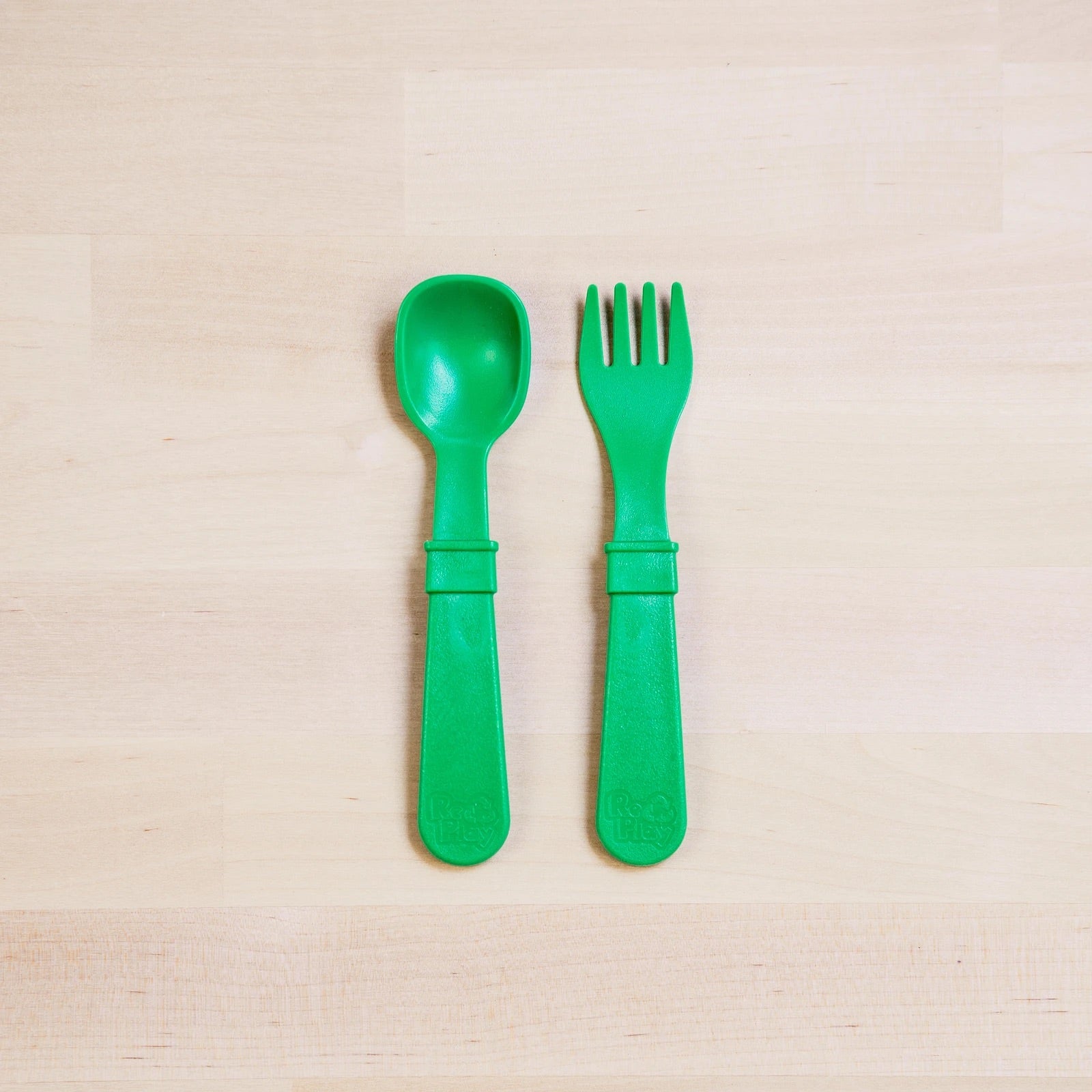 Re-Play Fork & Spoon Set - Kelly Green