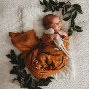 Snuggle Hunny Organic Muslin Wrap - Bronze