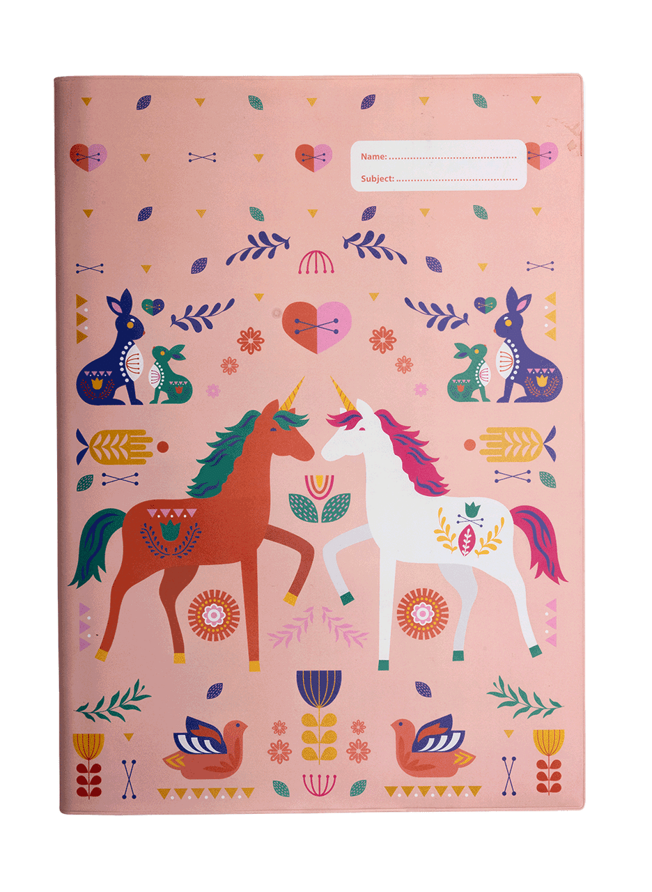 Spencil ScrapBook Cover - Unicornia