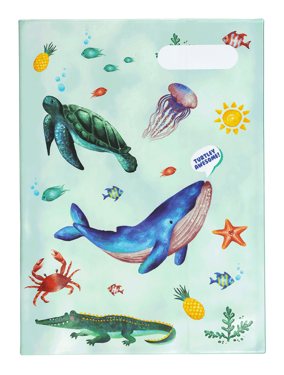 Spencil ScrapBook Cover - Sea Critters