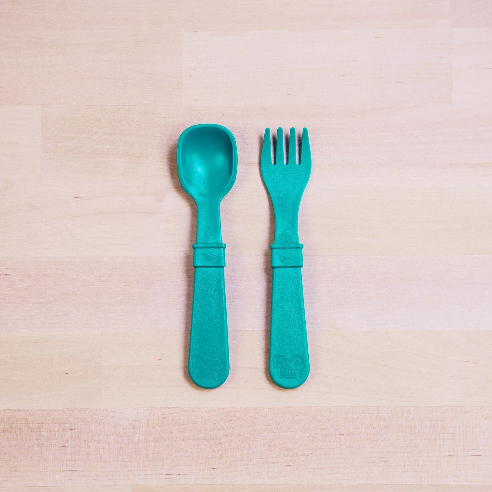 Re-Play Fork & Spoon Set - Teal