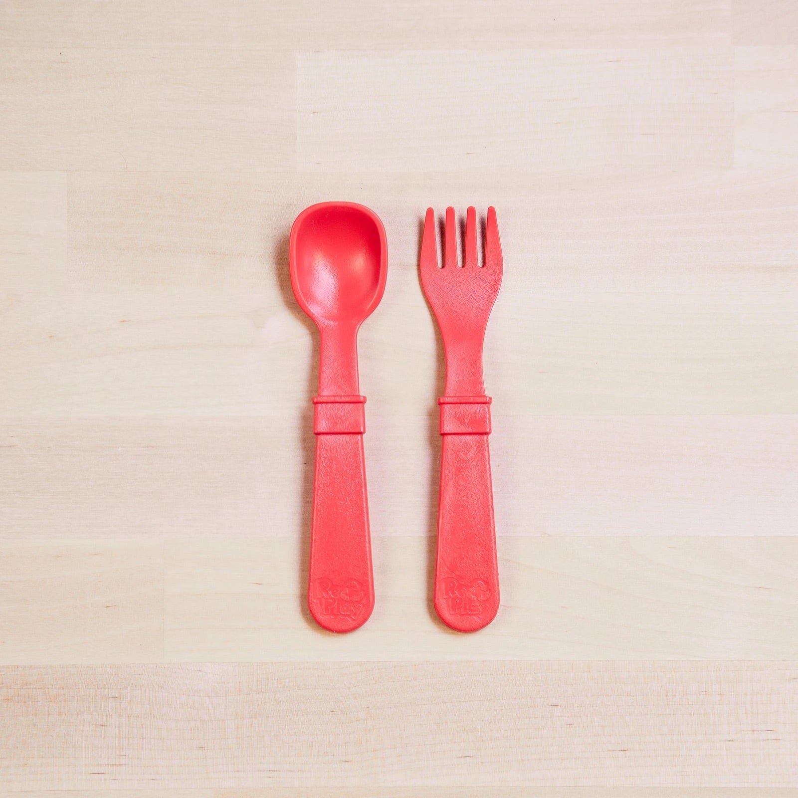 Re-Play Fork & Spoon Set - Red