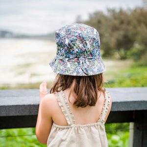 Little Renegade Company Reversible Bucket Hat - Aussie Natives