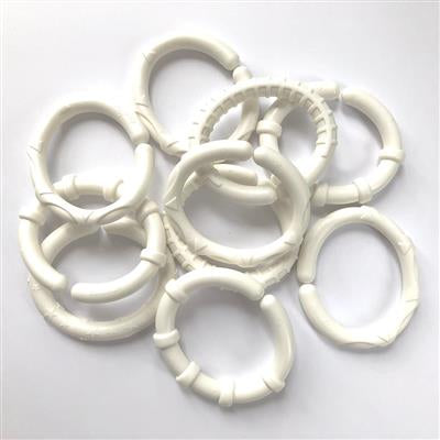 Re-Play Teether Links Mix and Match - White Single Link