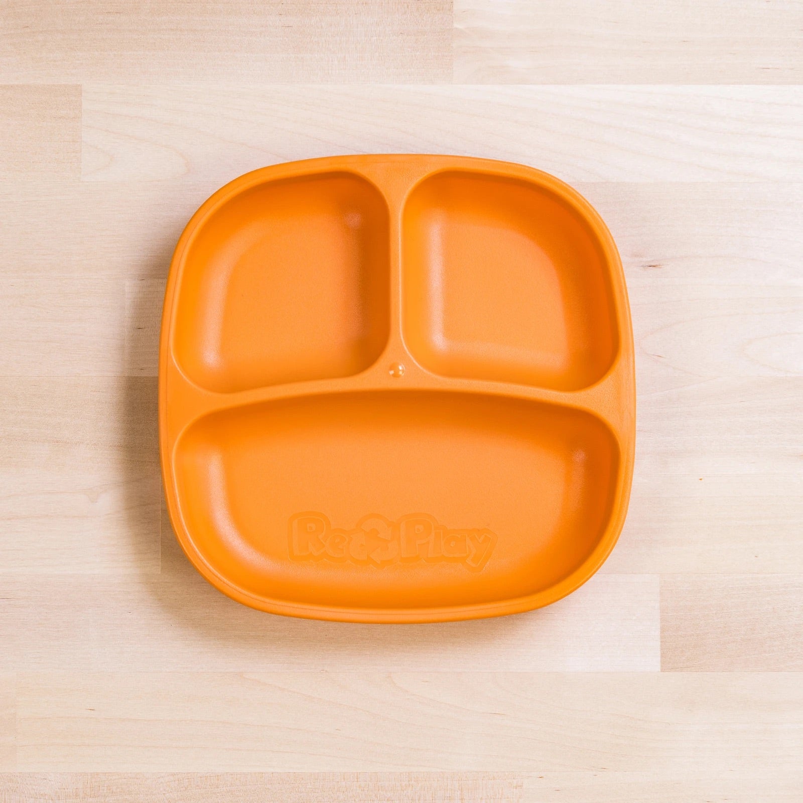 Re-Play Divided Plate Orange