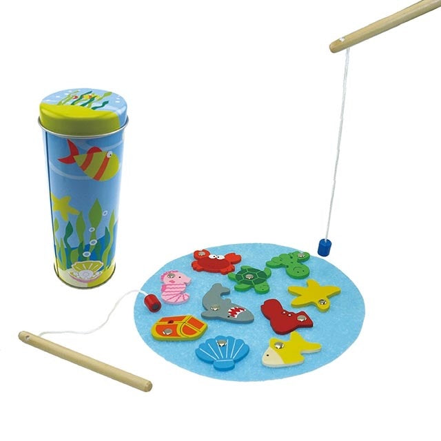 ToysLink Fishing Game in Tin