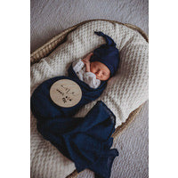 Snuggle Hunny Organic Muslin Wrap - Navy