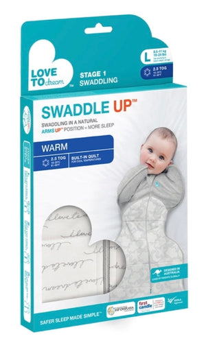 Swaddle Up Warm 2.5 Tog - White