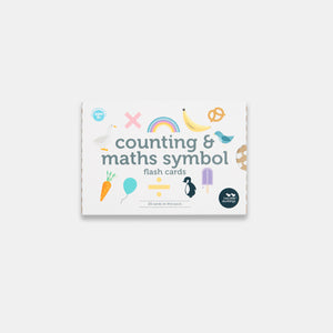 Two Little Ducklings Counting and Math Symbol Flashcards