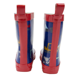 Korango - Boys Construction Rain Boot - sizes 20,21 & 30 left